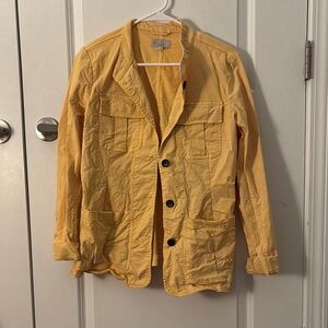 LOFT Mustard Utility Jacket
